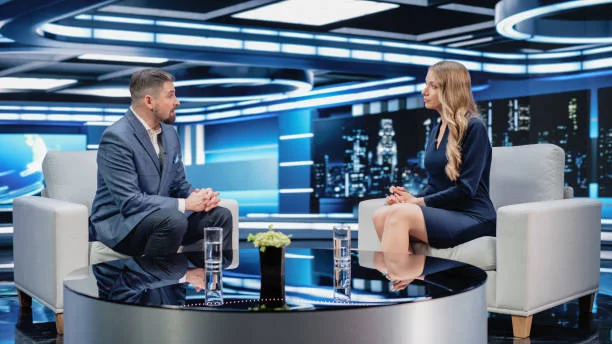 国际明星专访拍摄现场